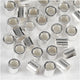 Creotime knijpkralen, d: 2 mm, sterling zilver, ss, 50 stuks