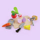 Hape cooking essentials – speelgoed keukenset met snijplank en groenten, 10-delig, vanaf 3 jaar