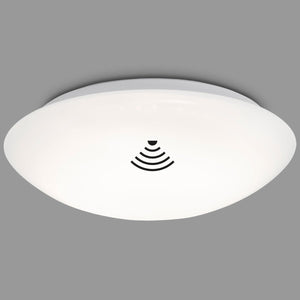 Briloner elipso - led plafonniére - met bewegingsmelder - badkamerverlichting - plafondlamp met sensor - schemersensor - timer - ø38 cm