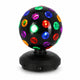 Disco led bal 20 cm zwart