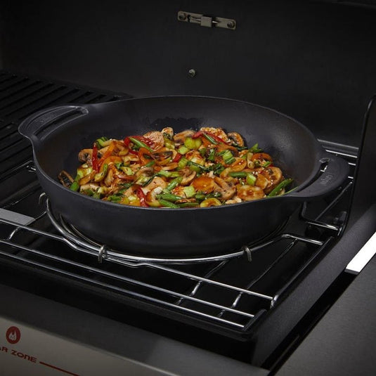 Weber crafted wok steamer