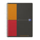Oxford international task manager b5 80 vel soepele kunststof kaft grijs