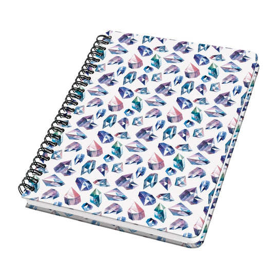 Sigel spiraal notitieboek - jolie - a5- hardcover - 120 pagina's - dots - 100 grams papier - fairy gems - si-jn616