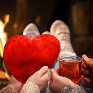 Mikamax warming heart pillow - kussen - hart kussen - magnetron kussen - warmte kussen