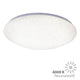 Briloner vipe - plafonnière - plafondlamp met sterdecor - led - 24 watt - 2.400 lumen - 4.000 kelvin - ø 49cm