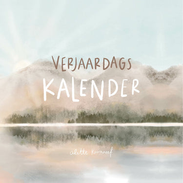 Groen verjaardagskalender - nooit alleen