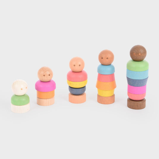 Tickit ® rainbow houten gemeenschapsmensen