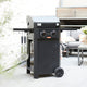 Barbecook e-luca elektrische barbecue met inklapbare zijtafels zwart 121.4x60.3x112.3cm