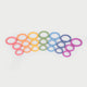 Tickit ® regenboog houten ringen