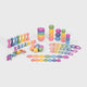 Tickit ® rainbow wooden super set | mega houten sorteer en speelset groot | 84 stuks