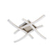 Rl live your light reality route - plafondlamp - nikkel mat - incl. 4x smd 5 w - plafondbevestiging - niet dimbaar