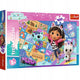 Trefl puzzle trefl 100-delige puzzel - vriendschap in het kattenhuis, gabby's poppenhuis