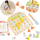 Classic world houten schroefbord coordinatie spel, 27dlg.
