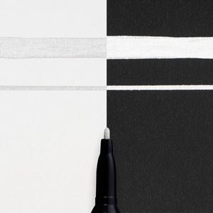 Sakura paint marker pen-touch punt van 1 mm, zilver