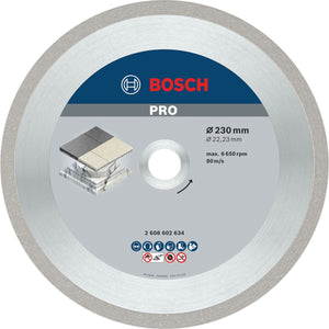 Bosch - diamantdoorslijpschijf best for ceramic 230 x 22,23 x 2,4 x 10 mm