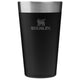 Stanley adventure stacking beer pint 0.47l - houdt bier of andere dranken 4 uur koud - stapelbare camping beker - dubbelwandige isolatie - vaatwasserbestendig - matte black