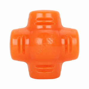 Bionic voederspeeltje treat star 12x12x7cm oranje