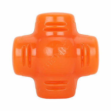 Bionic voederspeeltje treat star 12x12x7cm oranje