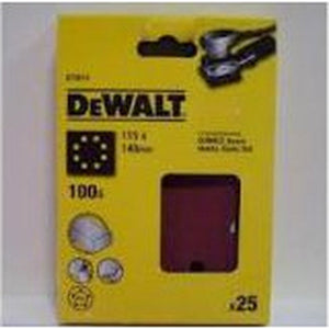 Dewalt accessoires schuurpapier 1 4, 115x140mm (d26420), geperforeerd, k100 - dt3014-qz