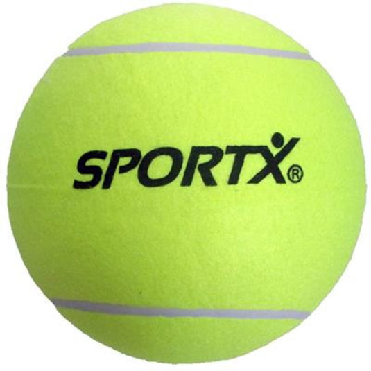 Sportx jumbo tennisbal xl geel
