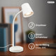 Briloner skriva - tafellamp - bureaulamp - met snoer - draaibaar tafellampje - excl. gu10 - 13 x 38,5 cm - wit