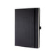 Sigel notitieboek - conceptum pure - a4 - zwart - hardcover - 194 pagina's - 80 grams - ruit - si-co111