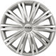 wieldoppen Giga 15 inch ABS zilver set van 4