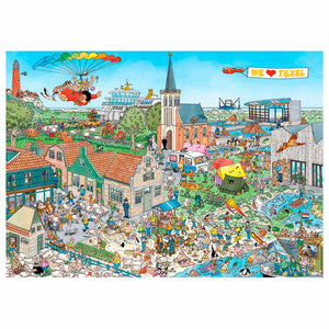 Jan van haasteren - rondje texel - 1000 stukjes puzzel - legpuzzel