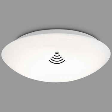 Briloner elipso - led plafonniére - met bewegingsmelder - badkamerverlichting - plafondlamp met sensor - schemersensor - timer - ø38 cm