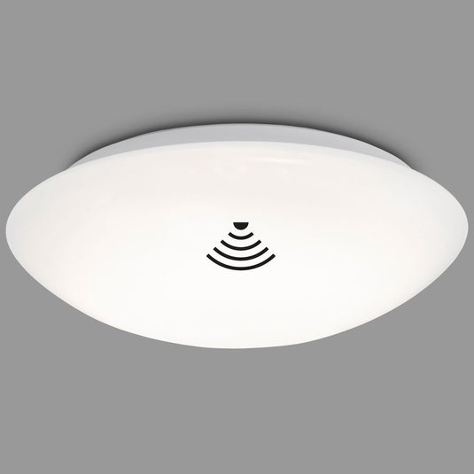 Briloner elipso - led plafonniére - met bewegingsmelder - badkamerverlichting - plafondlamp met sensor - schemersensor - timer - ø38 cm