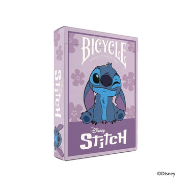 Bicycle ® disney stitch purple - premium speelkaarten - officieel gelicentieerd - unieke designs