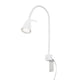 Briloner tuso - wandlampe - bedlampe - incl. warm wit licht 3.000 k - gu10 - wit - metaal - 40.3 x 21.7 x 5.8 cm