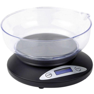 Tristar kw-2430 - keukenweegschaal digitaal - tot 2kg - met kom - zwart