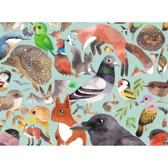 Ravensburger puzzel garden visitors - 500 stukjes puzzel.