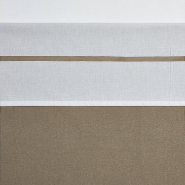 Meyco baby bies wieglaken - taupe - 75x100cm - 0.3 tog