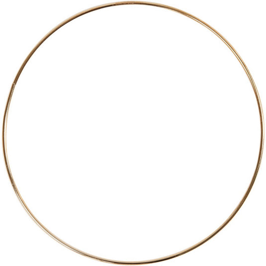 Creativ company metalen draadring goud, 20cm