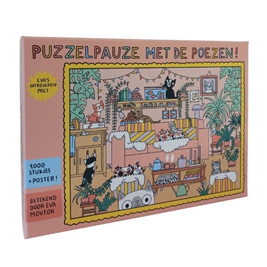 Eva's introvertenpret : puzzelpauze met de poezen!