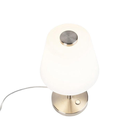 Trio emerald - tafellamp - nikkel mat - incl. 1x smd 4,5 w - 4-stappen touch