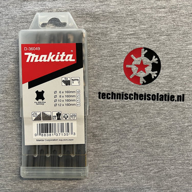Makita sds plus borenset 5-delig - d-36049