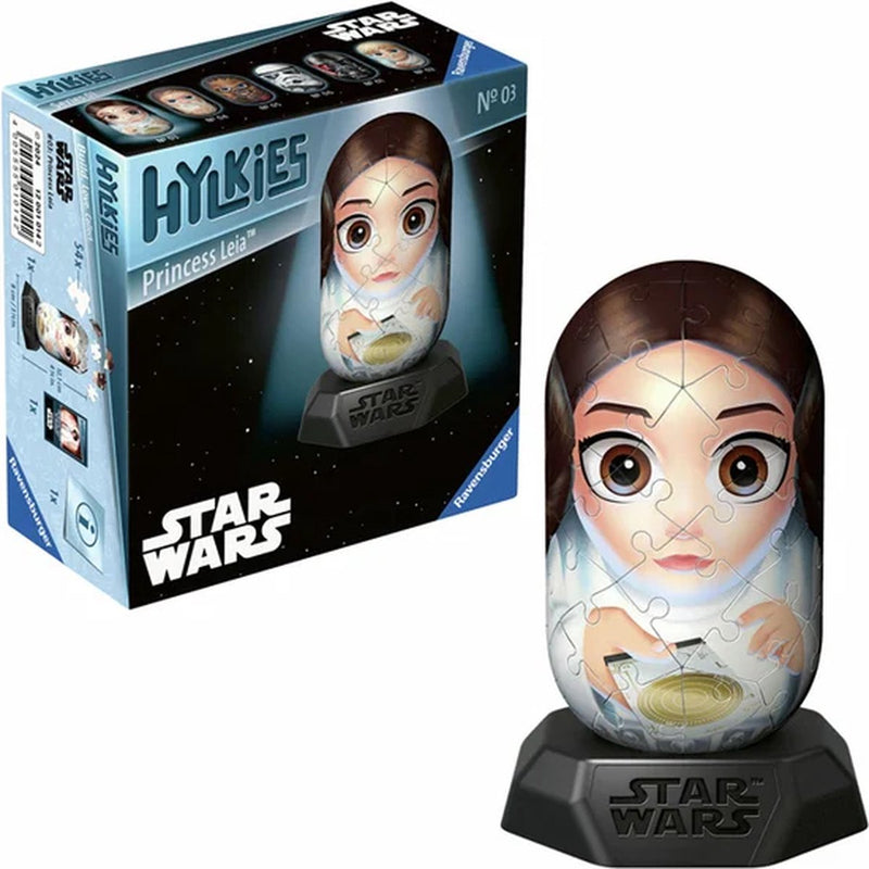 ギャラリービューアに画像をロードする, Ravensburger 3d puzzel hylkies star wars princess leia, 54st.
