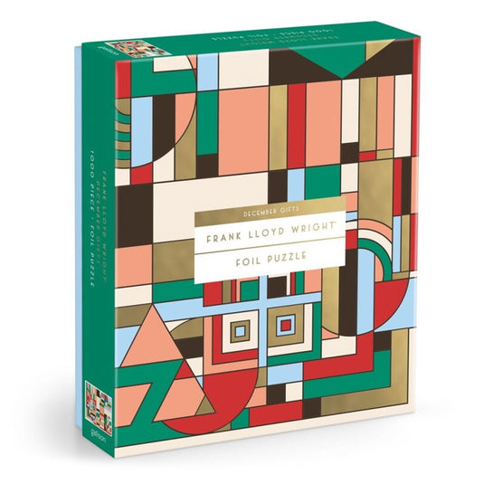 Frank lloyd wright december gifts 1000 piece foil puzzle