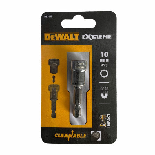 Dewalt dt7466-qz - zelfreinigende magnetische dopsleutel - 10 mm - slagvast - 1 4 hex aansluiting