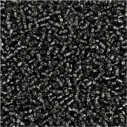 Creativ company rocailles, afm 15 0 mm, d: 1,7 mm, 500 gr, grey green
