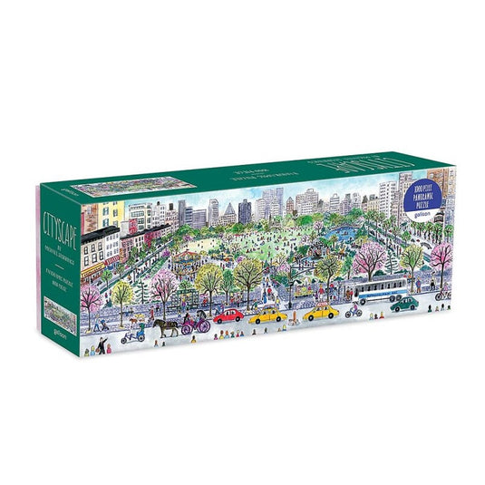 Michael storrings cityscape 1000 piece panoramic puzzle