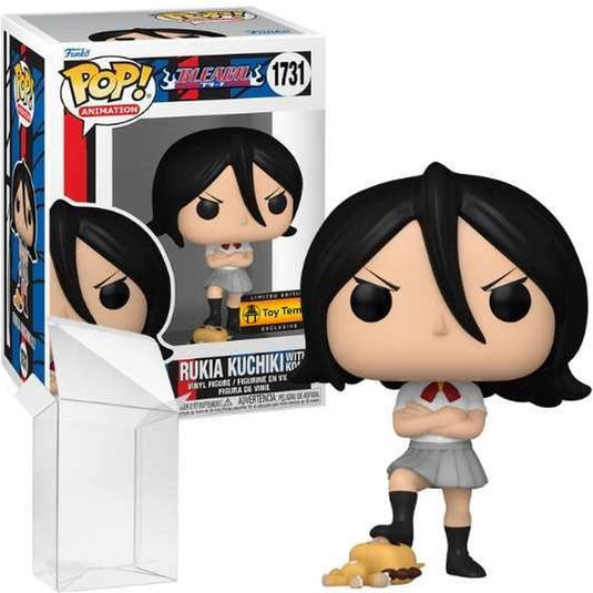 Funko pop! animation: bleach - rukia kuchiki with kon #1731 toy temple exclusive