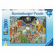 Ravensburger puzzel museum of natural science - legpuzzel - 200 xxl stukjes