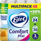Edet comfort plus toiletpapier - 3-laags - 24 maxi rollen = 36 rollen