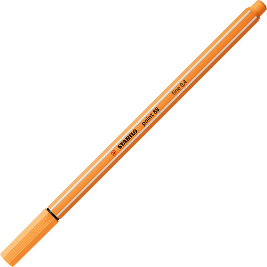 Stabilo point 88 | premium fineliner 0.4 mm | papaya | per stuk