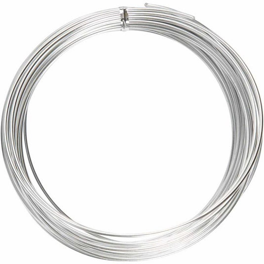 Creativ company alu draad 2 mm zilver 10 m
