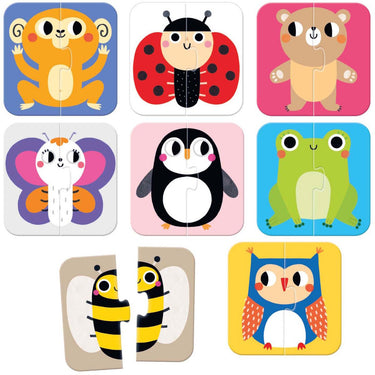 Banana panda on-the-go puzzel halve dieren 18m+